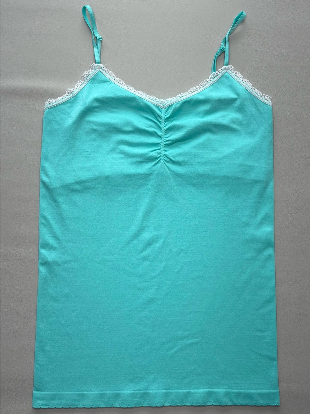 Victoria's Secret Mint Lace-Trim Cami